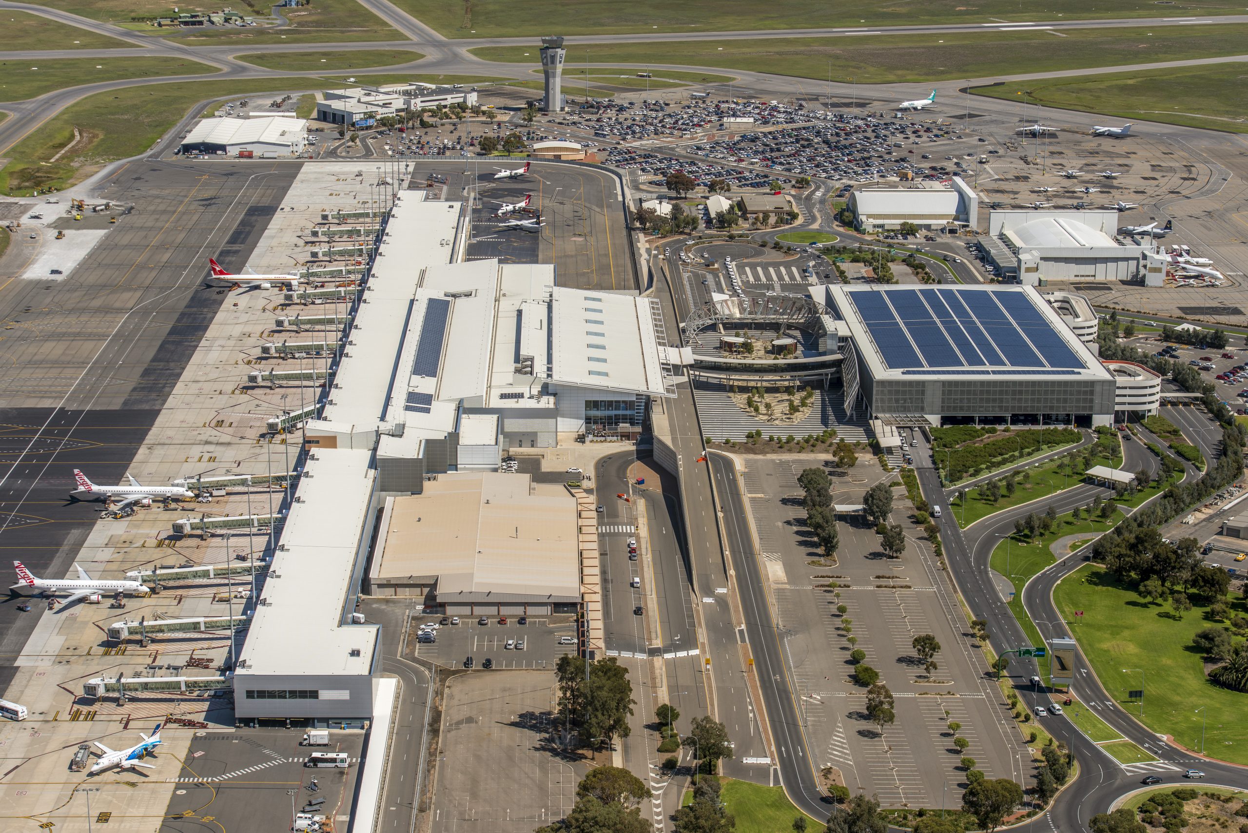 Adelaide Airport_Clenergy_Solar Racking_Australia